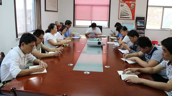 金锋锯业召开8月份锯床、锯条产量月度总结会